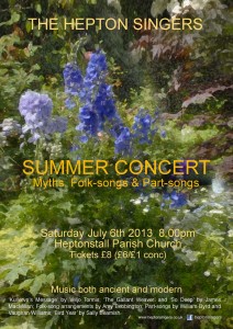 Hepton Singers 6 July 2013