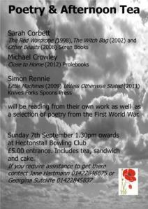 Poetry and afternoon tea 7 9 14 300